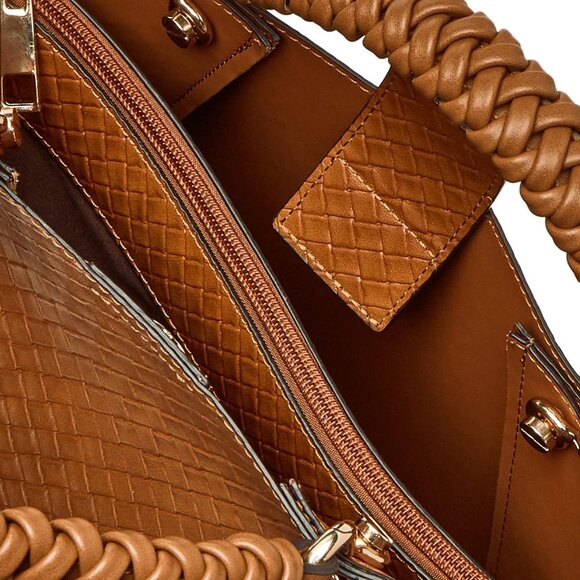 Women's Gloadithh Stylish Tote With Shoulder Strap Brown For Everyday Life Bag - Picture 5 of 6